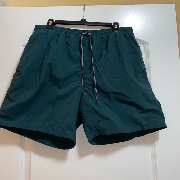 Men’s green swim trunks - Picture 1 of 1